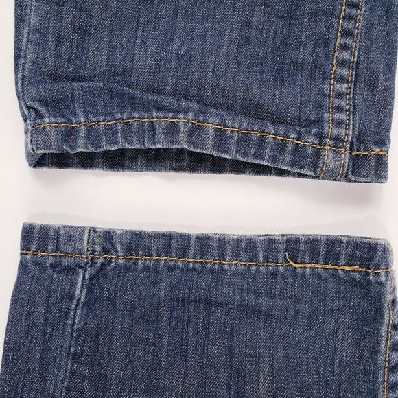 Levis jeans 513 Slim Boys 16 28 x 28 medium wash straight EUC no stretch cotton - Picture 8 of 8